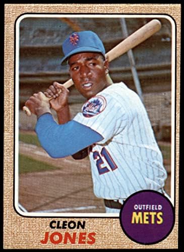 1968 Topps 254 Cleon Jones New York Mets Ex Mets