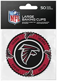 SportsVault NFL אטלנטה פלקונים כוסות אפייה, צבעי צוות, גודל אחד