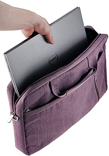 תיק מחשב נייד עמיד במים סגול של Navitech - תואם ל- Lenovo Thinkpad C13 Yoga Gen 1 Chromebook 13.3