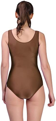 נשים ניאון בתוספת גודל בטן בקרת בגד ים בגד גוף, חתיכה אחת ללא שרוולים בגד גוף עבור לשחות התעמלות ריקוד בלט