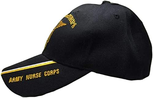 חידושים של פלאקיטה ארהב אחות צבאית חיל כובע כובע כובע שחור רקום 3D CAP567
