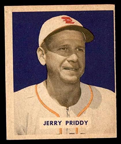 1949 Bowman 4 Nam Jerry Priddy St. Louis Browns VG/Ex Browns