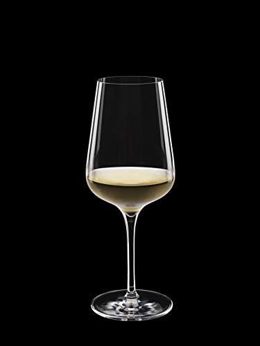 לואיג ' י בורמיולי אינטנסו גבעולי יין לבן 15.25 עוז, סט של 6, שקוף