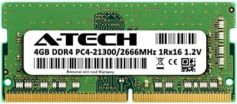 זיכרון זיכרון A-Tech 4GB עבור Dell Inspiron 15 3000 3582-DDR4 2666MHz PC4-21300 לא ECC SO-DIMM 1RX16 1.2V-מודול שדרוג