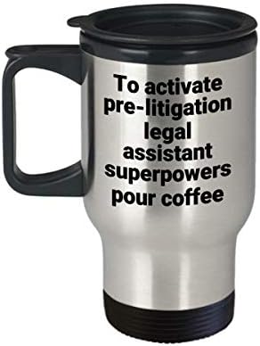 ספל נסיעות משפטי לפני התייחסות - ספל נסיעות סרקסטי מצחיק חידוש נירוסטה קפה קפה קפה רעיון מתנה