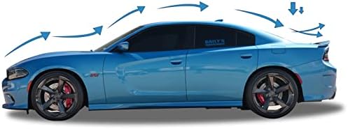 ספוילר אחורי של ACMEX תואם למטען דודג '2011-2022 GT/RT/SE/SRT/SXT, Hellcat Style Sedan Spouarer Wing Spoiler ABS פלסטיק
