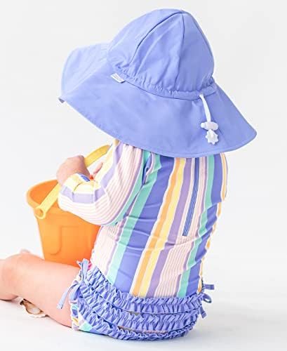Rufflebutts כובע מגן שמש - Periwinkle Blue - 12-24M