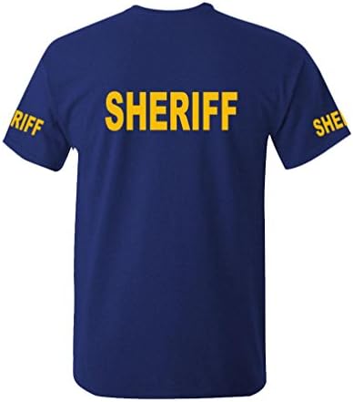 השריף Goozler V2 - משטרת אכיפת החוק - חולצת טריקו כותנה לגברים
