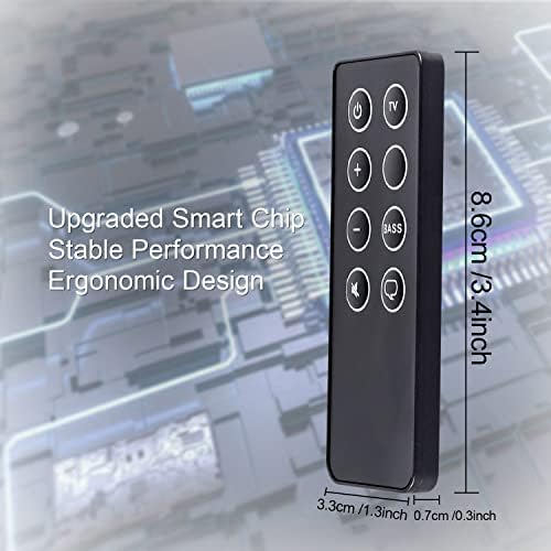 Chunghop Bluetooth שלט רחוק תואם לסולו Bose 5 10 15 15 סדרה II מערכת סאונד טלוויזיה 732522-1110 418775 מערכת סרטי סאונד