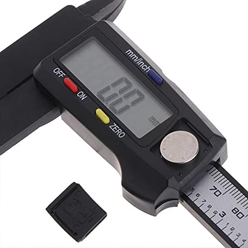 עבה 200 ממ 8 אינץ 'LCD דיגיטלי Vernier Caliper Electronic Farbon Micrometer Micrometer