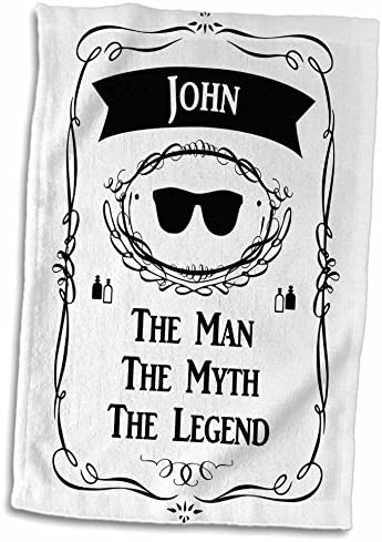 3drose ג'ון - האיש המיתוס האגדה - שם אישי מתנה אישית - מגבות