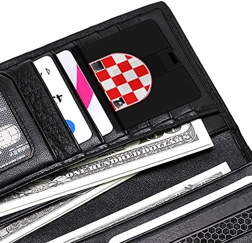 קרואטיה סמל לאומי בכרטיס בנק אשראי USB כונני פלאש זיכרון נייד כונן אחסון מפתח כונן 32 גרם