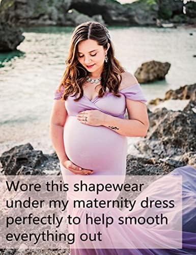 בגדי הריון פרימיום בייבי באמפ, תחתוני הריון גבוהים באמצע הירך מונעים תמיכה אדומינלית רכה