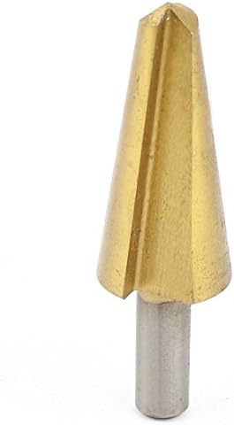 מקדח טון זהב אקסית חתיכות עגול שוק HSS צורת מטריית חותך חותך חותך מקדח מקדח חתיכות ביט 8-20 ממ