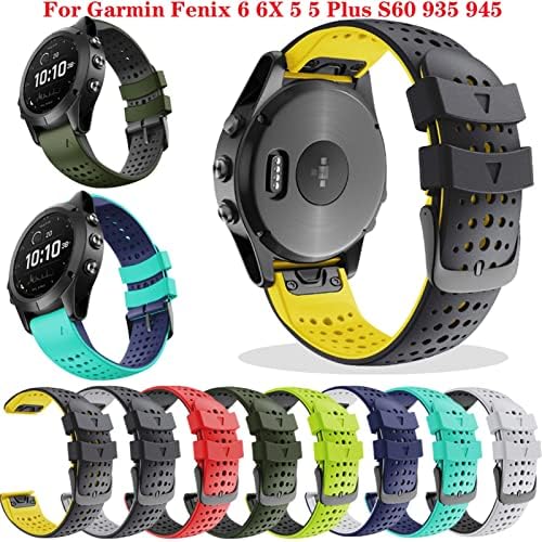 Dfamin silicone quickfit watchband for Garmin fenix 6x Pro Watch SeelyFit Strap Strap for Fenix ​​6 Pro Smart Watch 26 22
