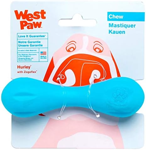 West Paw Zogoflex Jive Ball Ball Chew Toy & Zogoflex Hurley Hurley One Wone צעצוע - צעצועים לחיות מחמד צפות