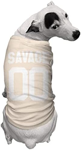 SAVAGE 00 - חולצת כלבים עיוות אכזרית מוארת
