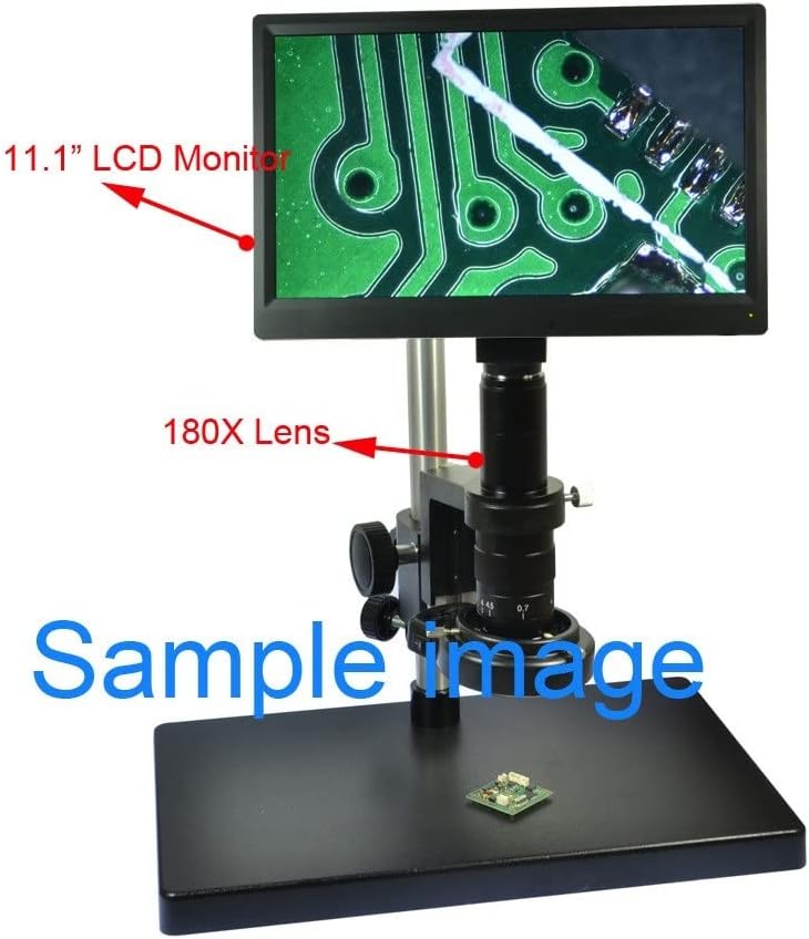 מיקרוסקופ אביזרי 180 הגדלה מתכווננת זום 25 ממ ג-הר עדשה 4.5 מתאם עבור תעשיית מיקרוסקופ מצלמה מעבדה מתכלה