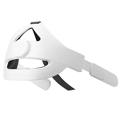 אביזרי ראש ברצועת ראש עם קליפ לכבל מטען תמיכה משופרת עם כרית ראש תואמת ל- Quest 2 Comfort באוזניות VR מגע נוח עם רצועה מתכווננת