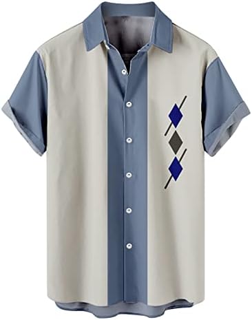 חולצת צוואר גולף שרוול ארוך שרוול ארוך מודפסים חולצות הוואי