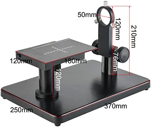 אופקי מיקרוסקופ פלטפורמת מתכוונן שבץ שטיחות בודק אופקי מיקרוסקופ סטנד.