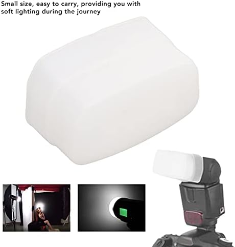 מצלמה פלאש להקפיץ מפזר אור סופטבוקס עבור 320 אקס פלאש מבזק 2 יחידות להקפיץ כיפת מפזר לבן דיגיטלי מצלמה פלאש מפזר