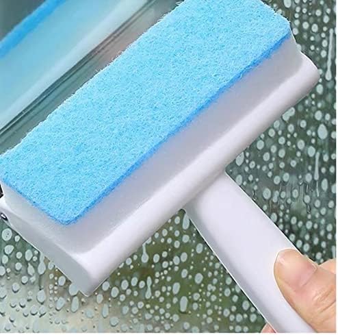 מגב Bedre, מברשת ניקוי זכוכית חלון מברשת ספוג דו צדדי מגרד קיר אמבטיה קיר מקלחת מקלחת מראה כלים לשפשוף