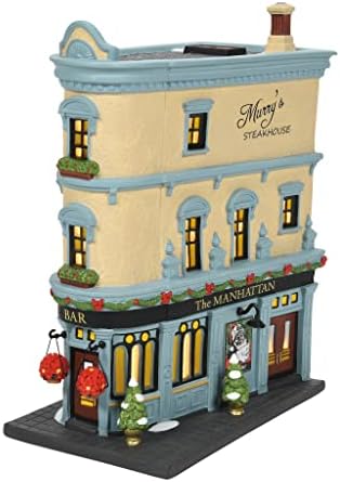 מחלקה 56 חג המולד בכפר העיר הבניין המואר במנהטן, 8.35 אינץ ', רב צבעוני