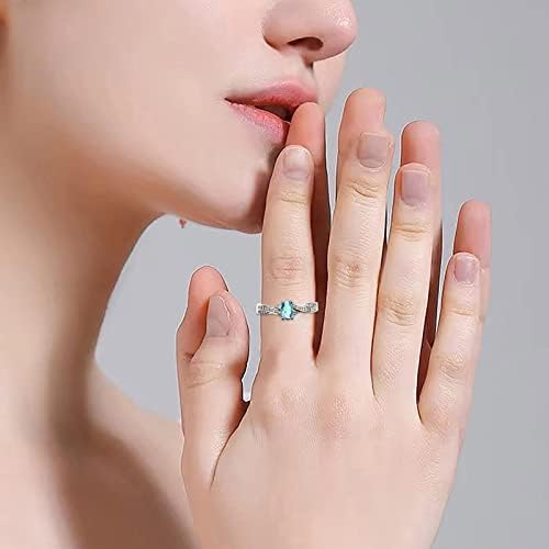 טבעות נעות זירקון מעוקב טבעות יהלום אירוסין תכשיטים נשים סטרלינג כסף 925 תכשיטים טבעת נישואין טבעות תכשיטים משובחות