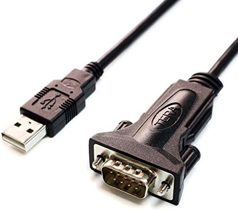 TERA GRAND - Premium USB 2.0 עד RS232 כבל מתאם DB9 סידורי 6 רגל - תומך ב- Windows 11, 10, 8, 7, Vista, XP,