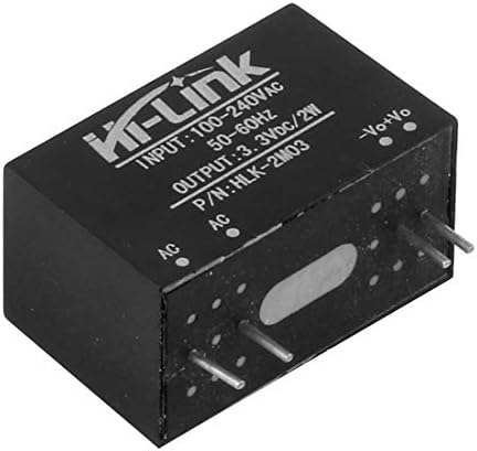 Hi-Link HLK-2M03 מודול אספקת חשמל AC-DC 220V עד 3.3V 600MA צעד למטה בול מבודד ממיר מתג בית חכם