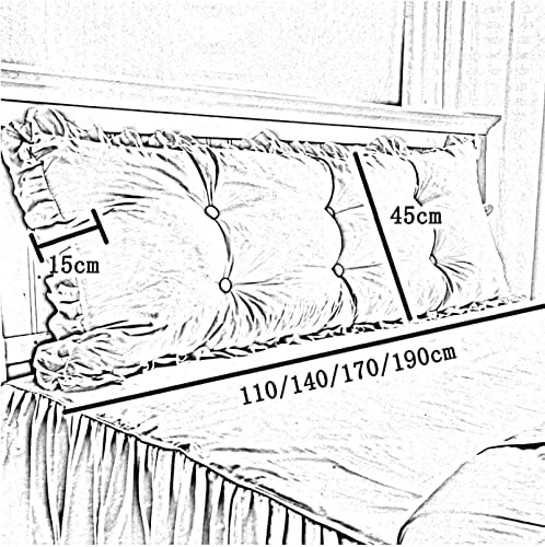 CXSMKP גדול ראש ראש משענת גב אחורית מיקום תמיכה בקריאה למיטה מיטת קומות מיטה, כרית קריאה