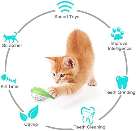 חתול חתול צעצועים, צעצועים, דגי נוח מעצבים חתולים מקל טוחני שיניים ניקוי שיניים טיפול שיניים מברשת שיניים צעצוע אינטראקטיבי