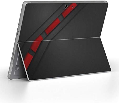 כיסוי מדבקות Igsticker עבור Microsoft Surface Go/Go 2 עורות מדבקת גוף מגן דק במיוחד 008515 דפוס אדום שחור שחור שחור