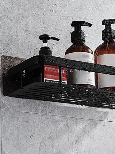 מקלחת אבז'ך מארזת אחסון מקלחת מקלחת מדף קאדי 1 PC קיר מוצק קיר רכוב על אמבטיה מתלה אמבטיה אמבטיה לשירותים לשירותים בשירותים
