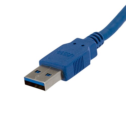 Startech.com usb3sab1m 1 m superspeed USB 3.0 כבל A ל- B, M/M, USB 3.0 A ל- B, 1X USB 3.0 A, 1X USB 3.0 B, 1 M