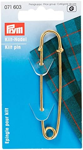 Prym Kilt Pin, גודל אחד, זהב