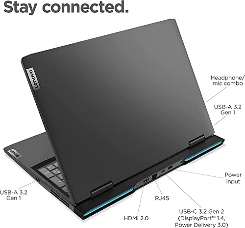 לנובו אידיאפד גיימינג 3 מחשב נייד, 15.6 אינץ '120 הרץ, 12 אינטל ליבה איי 7-12700 שעות 14 ליבות, 16 ג' יגה-בייט