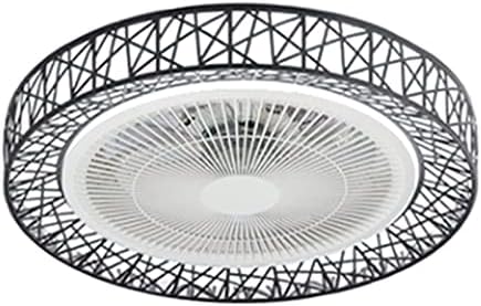 מנורות תקרה של GMLSD, מאוורר תקרה עם שלט רחוק קליל תאורה תלת-צבעית מתכווננת נברשת מודרנית המתאימה לאורות מאוורר רב-פונקציונליים