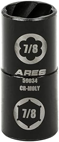 ARES 59034-1/2 אינץ 'כונן 7/8 אינץ' משושה סטנדרטי ושקע הפוך אגוזי פגום פגום-עיצוב שקע היפוך לקצה טוויסט ספירלי מסיר בקלות