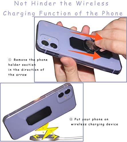 2 מארז טלפון טבעת אחיזה מחזיק אצבע עבור יד, מרוקיל אייפון אוחז רגלית עבור האחורי של מקרה הטלפון הסלולרי, טבעות