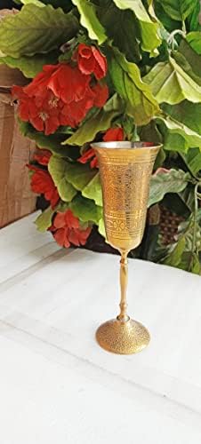 יין זכוכית גביע ייחודי יין גביע פרימיום איכות בעבודת יד כוס זכוכית מושלם יין מתנה נהדר עבור מוסקבה פרדות טהור פליז