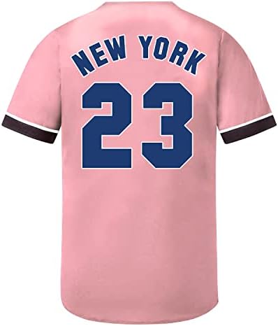 Tifiya ניו יורק 99/23 מודפסים בייסבול ג'רזי ניו יורק חולצות קבוצת בייסבול לגברים/נשים/צעירים