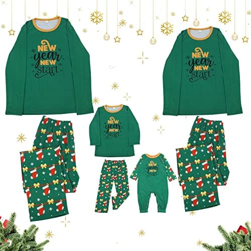 סט תלבושות משפחתיות, PJS לחג המולד מוגדר למשפחה תואמת פיג'מה משפחתית פיג'מה לבגדי משפחה משפחתית PA