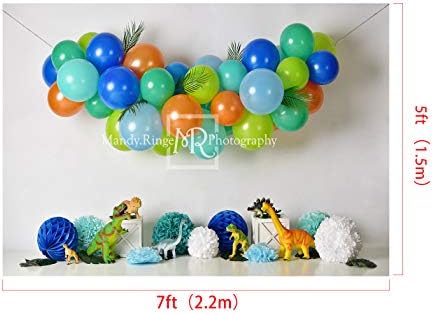 קייט 7 * 5 רגל ילדי תפאורות לצילום מסיבת יום הולדת קישוטי ילד צעצוע דינוזאורים ילדים צילום רקע אבזרי
