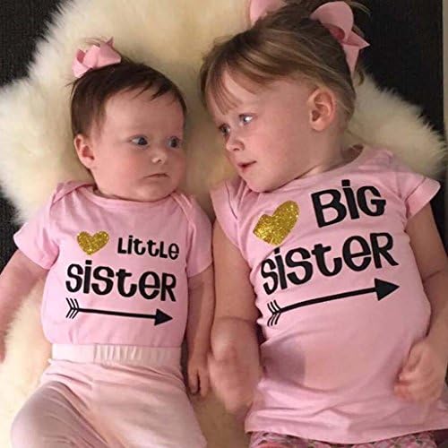 פעוטות לא רגילה חולצת אחות גדולה תלבושת הריון חושפת הודעה שהועברה לחולצת טריקו אחות