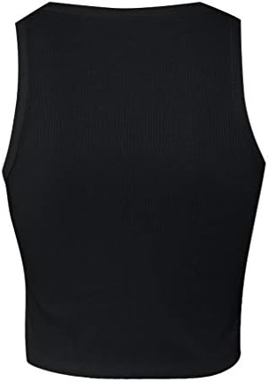 חולצות כיכר צוואר בתוספת גודל לנשימה בסיסי קיץ ללא שרוולים חולצות לנשים מודפס טרנדי מזדמן
