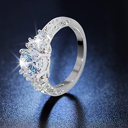 2023 חדש טבעת נשי מדד זירקון אישיות לבן אור אופנה כל-טבעת טבעת אצבע אופנה יוקרה טבעות יד ימין טבעות לנשים