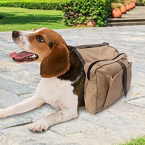 גויק לחיות מחמד כלב חיצוני תרמיל נסיעות קמפינג טיולי אוכף צד תיק עבור בינוני גדול כלב