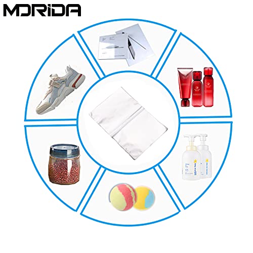 Morida 200 PCS 6x6 אינץ 'PVC חום ברור מכווץ שקיות גירוש שקיות סרטים למתנות קטנות בקבוקי סבון אמבטיה פצצות נרות DIY